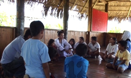 Master Thu-Hien supporting an orphanage in the Amazon jungle, Peru