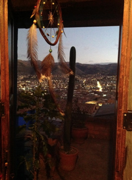 Overlooking Cusco from the ceremonial location